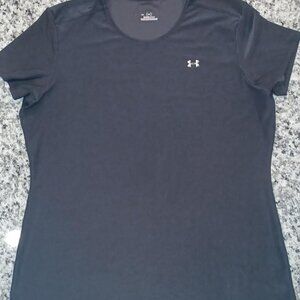 UNDER ARMOUR Womens XL HeatGear Short Sleeve Performance Shirt Loose
